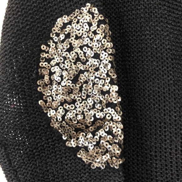 LF sweater with sequin elbow patches - Picture 2 of 4